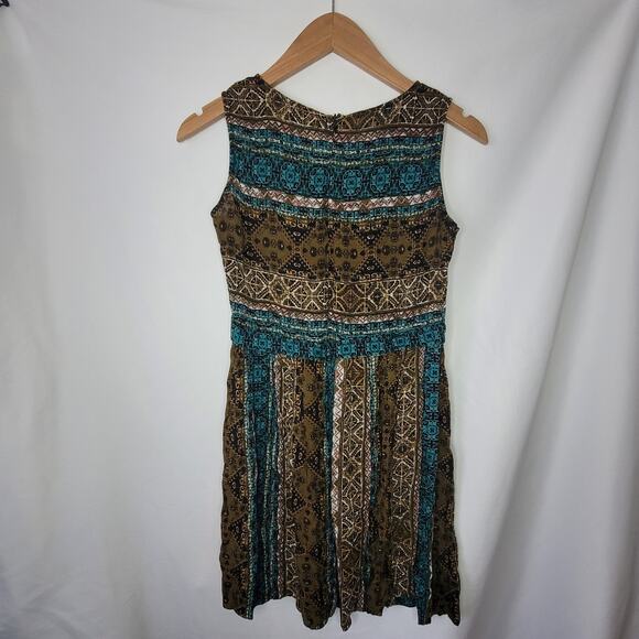 Earthbound Trading Company- Women's Multicolor Dress- size Small - Picture 1 of 7